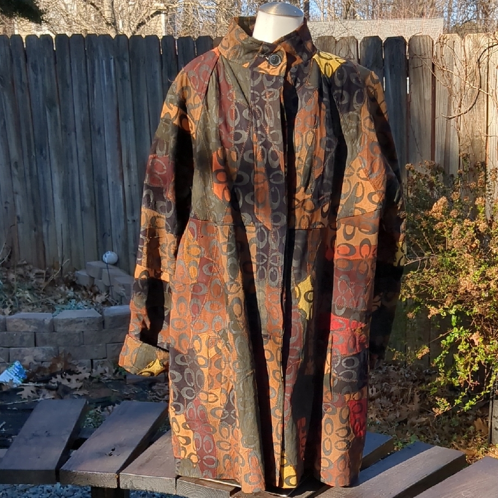 Multicolor Patterned Jacket